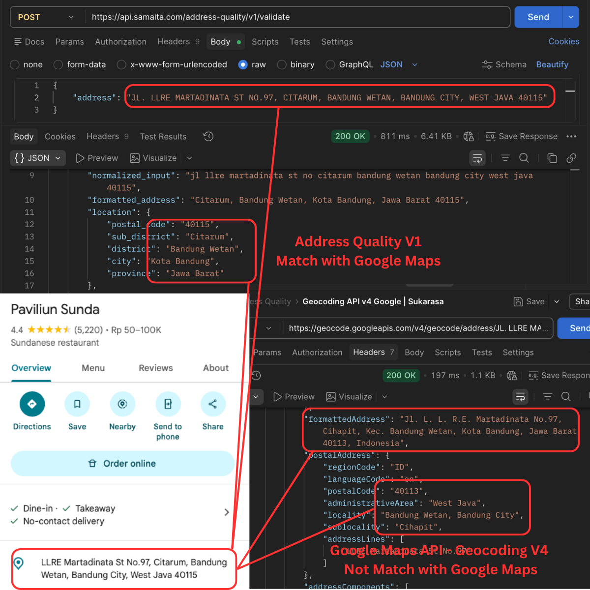 Google can’t agree on where is LLRE Martadinata No.97